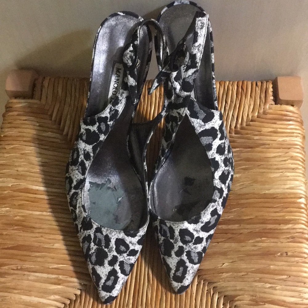 Manolo Blahnik sling back